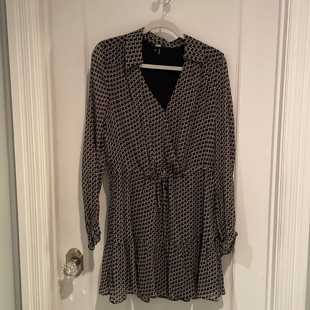 Long sleeve mini dress